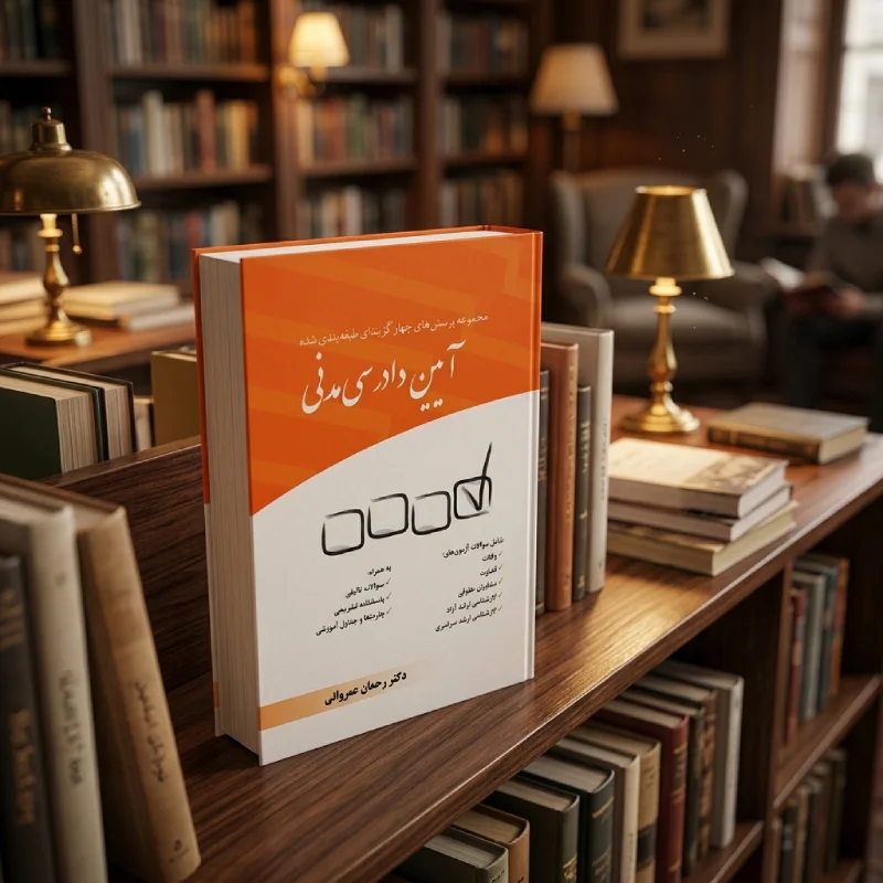 مطالعه کتاب تست آیین دادرسی مدنی عمروانی در کتابخانه برای آزمون های مختلف